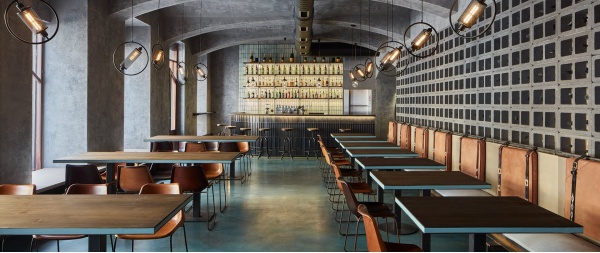 The updated design of the Gran Fierro restaurant in Prague