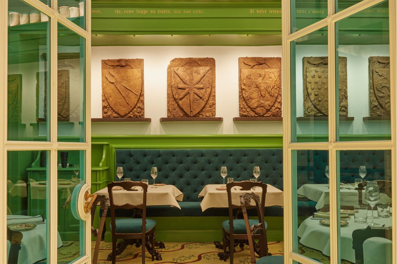 Intérieur de Gucci Osteria à Florence