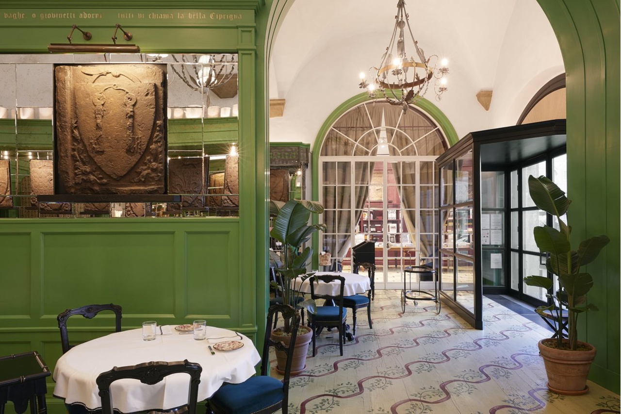 Salle du Gucci Osteria da Massimo Bottura à Florence