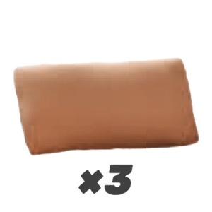 3 unidades — cojines específicos para Dada, dimensiones 55 × 28 cm  + €370 