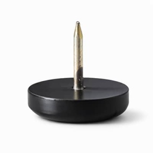 With floor gliders FI22 Black + £2