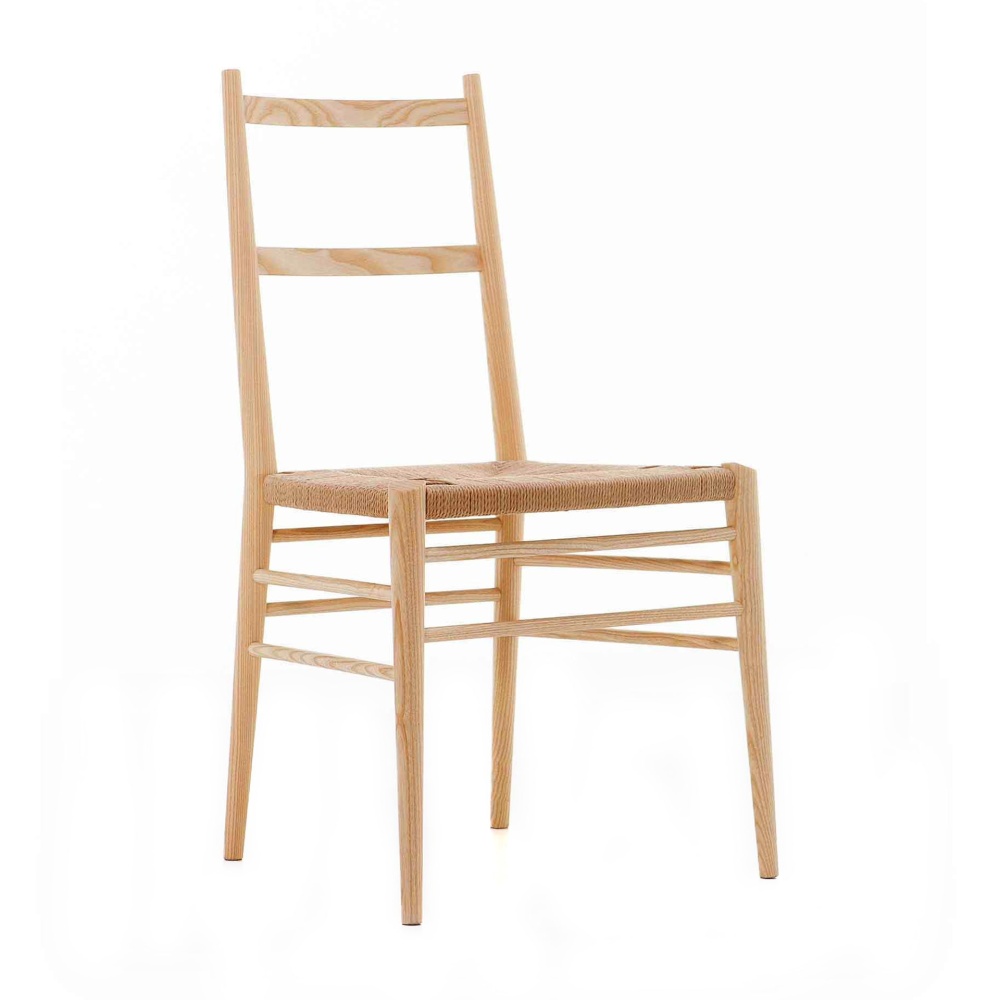 Chaise en frêne avec assise tressée A-2521 Alpha