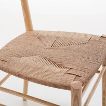 Chaise en frêne avec assise tressée A-2521 Alpha