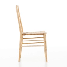 Chaise en frêne avec assise tressée A-2521 Alpha