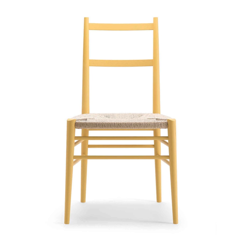 Chaise en frêne avec assise tressée A-2521 Alpha