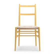 Chaise en frêne avec assise tressée A-2521 Alpha