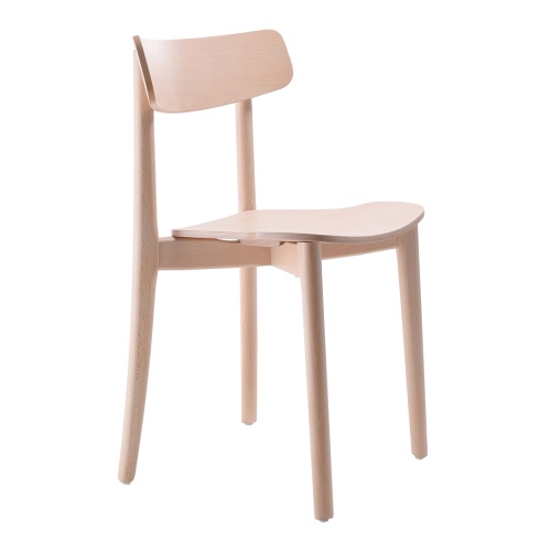 Chaise empilable rembourrée