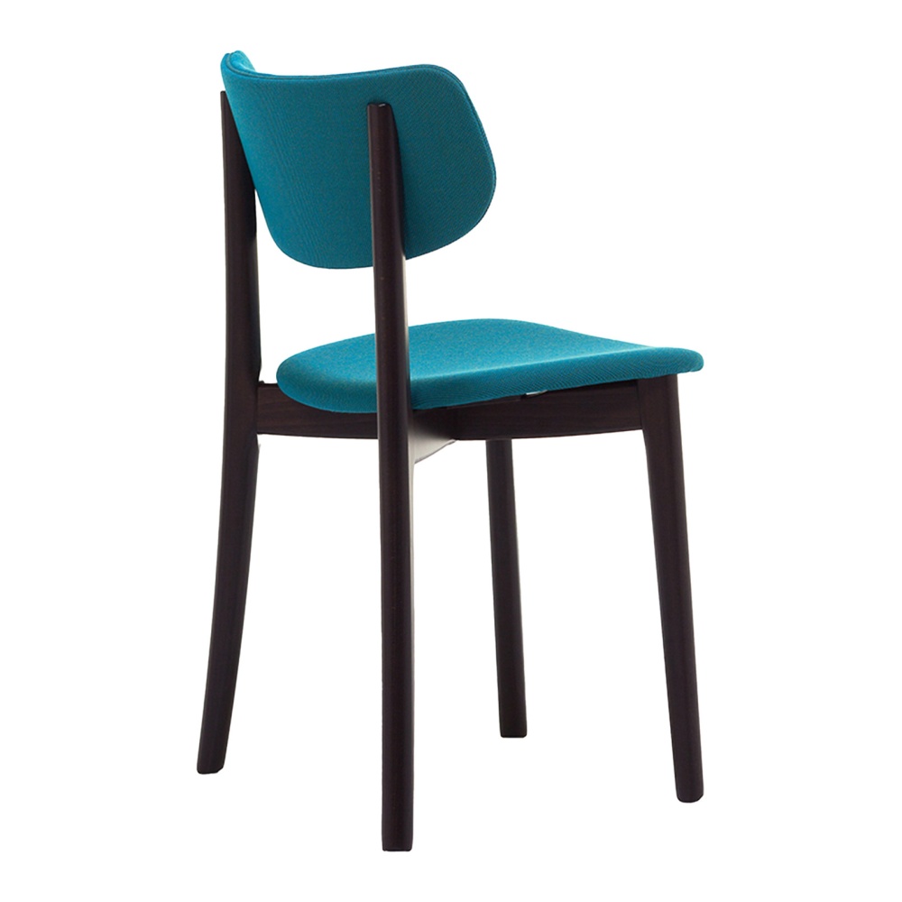 Chaise en bois rembourrée A-2464 Babar