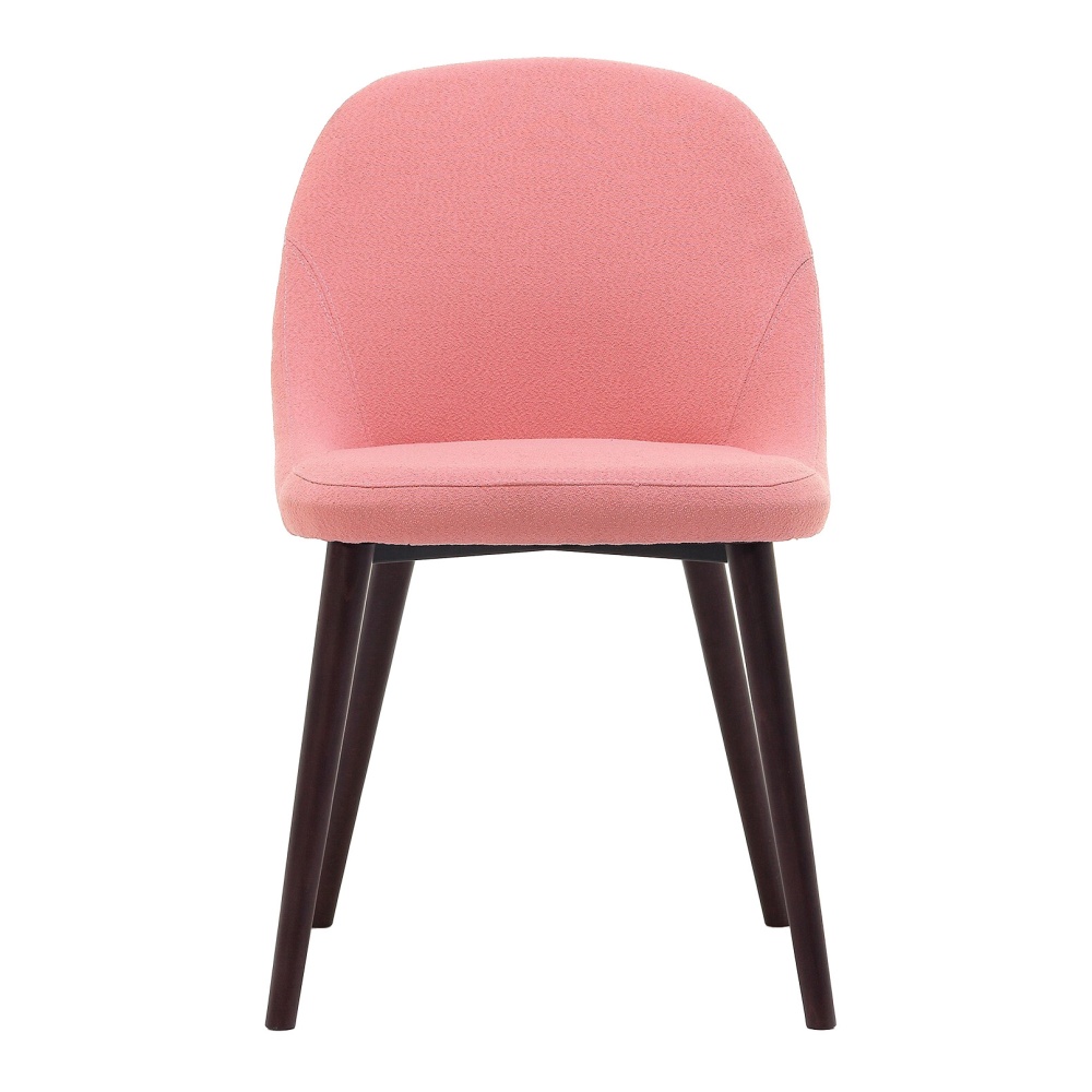 Wooden upholstered chair with metal sleeves A-2471 Cocktail