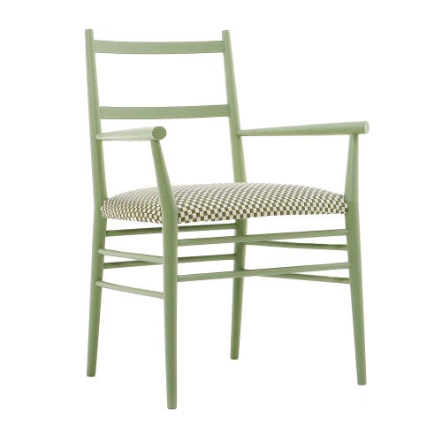 Fauteuil en frêne avec assise tressée