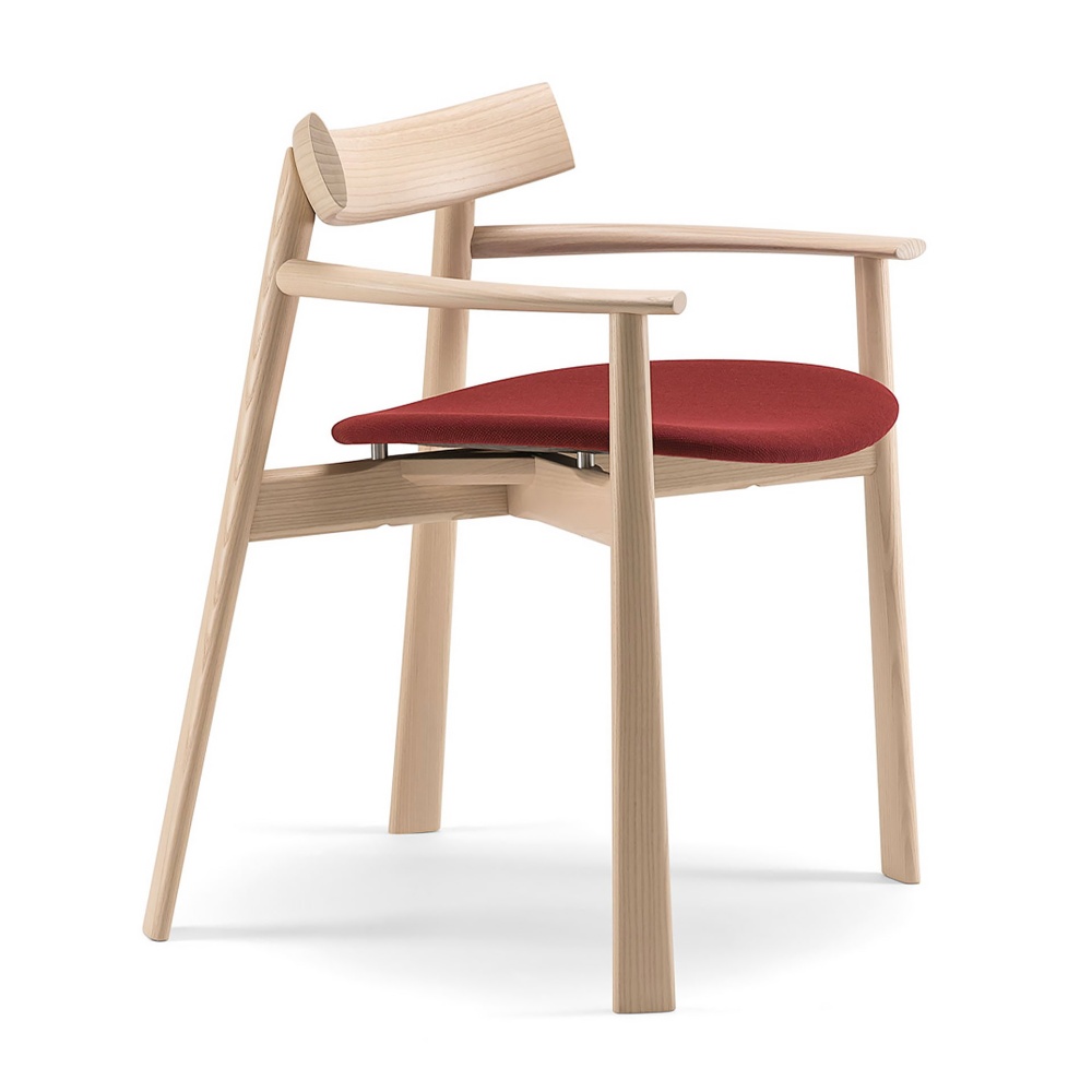 Wooden armchair in Asian style B-2204 Remo