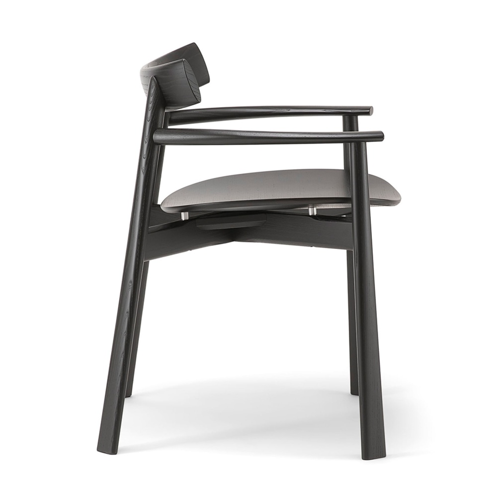 Wooden armchair in Asian style B-2204 Remo
