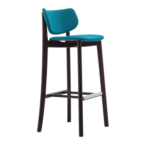 Tabouret de bar en bois tapissé