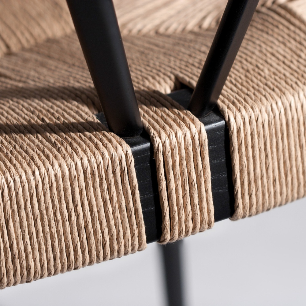 Wooden bar stool in Asian style H-2127 Ginger