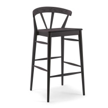 Wooden bar stool in Asian style H-2127 Ginger