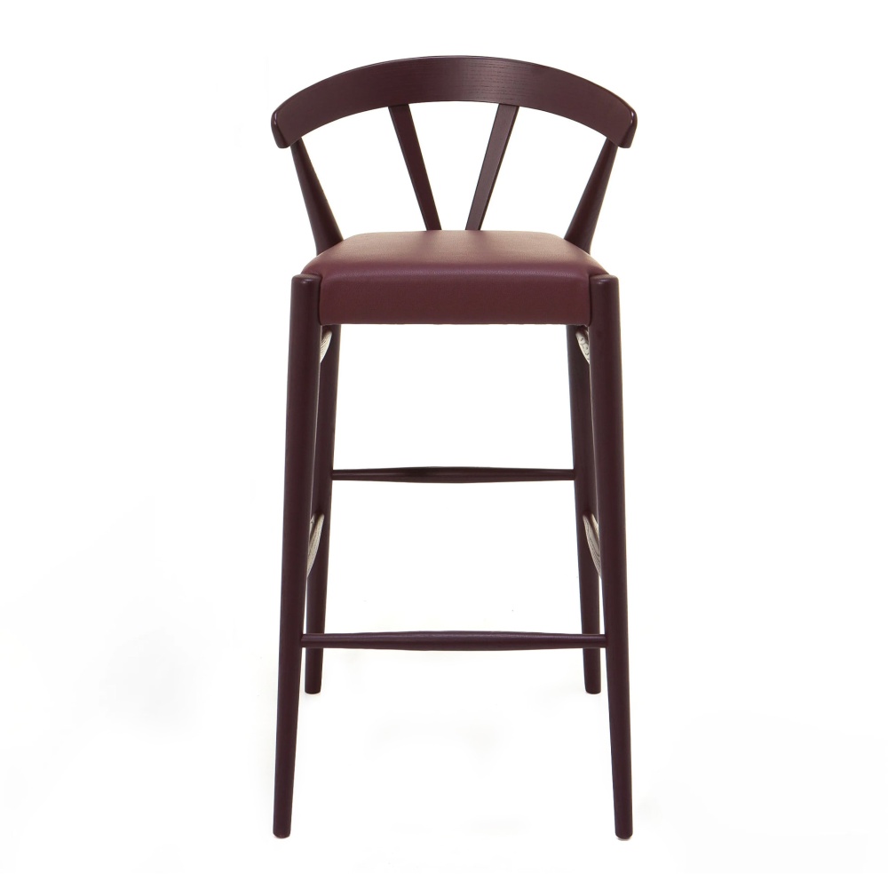 Wooden bar stool in Asian style H-2127 Ginger