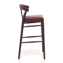 Wooden bar stool in Asian style H-2127 Ginger
