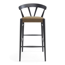 Wooden bar stool in Asian style H-2127 Ginger