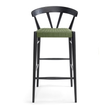 Wooden bar stool in Asian style H-2127 Ginger