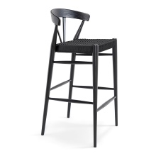 Wooden bar stool in Asian style H-2127 Ginger