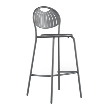 Stackable steel bar stool Coupole