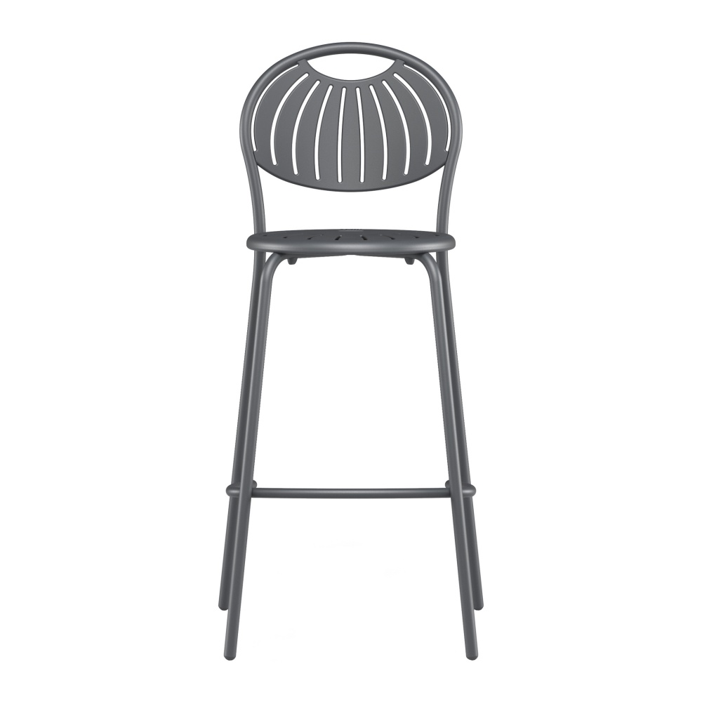 Stackable steel bar stool Coupole