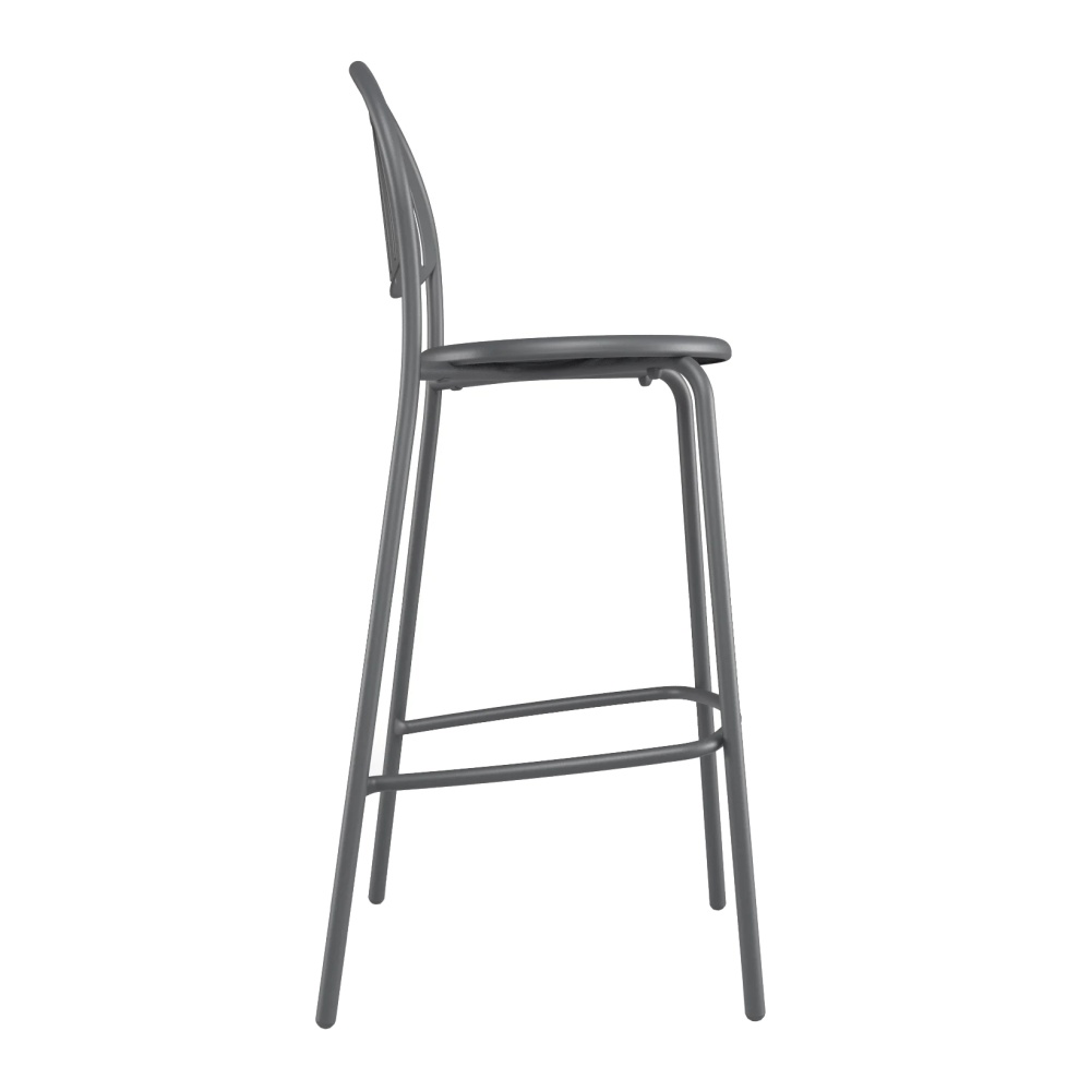 Stackable steel bar stool Coupole
