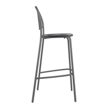 Stackable steel bar stool Coupole