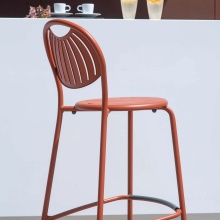 Stackable steel bar stool Coupole
