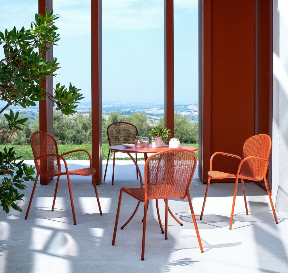 Chaise en métal empilable A-457 Ronda X Chaise en métal empilable A-457 Ronda X