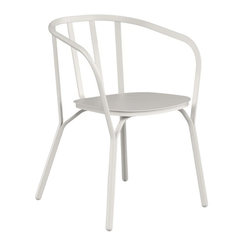 Aluminium chair with armrests
