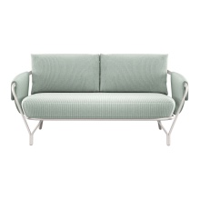 2/3 seater fabric garden sofa with aluminium frame D-9046 Angel