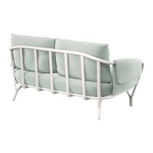 2/3 seater fabric garden sofa with aluminium frame D-9046 Angel