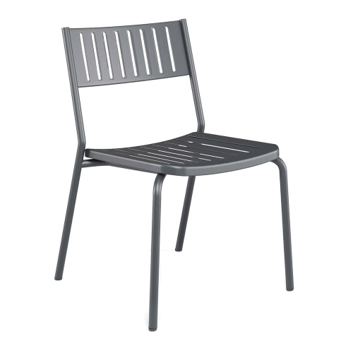 Stackable steel chair