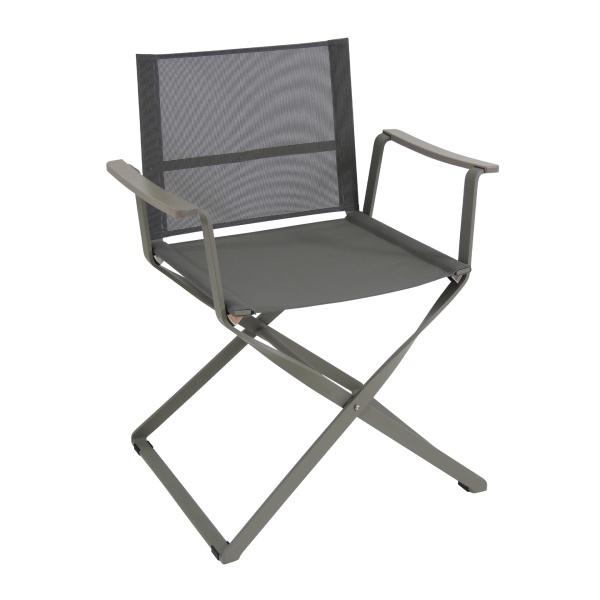 Aluminum folding director's chair