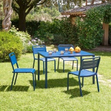 Chaise en aluminium empilable A-208 Urban