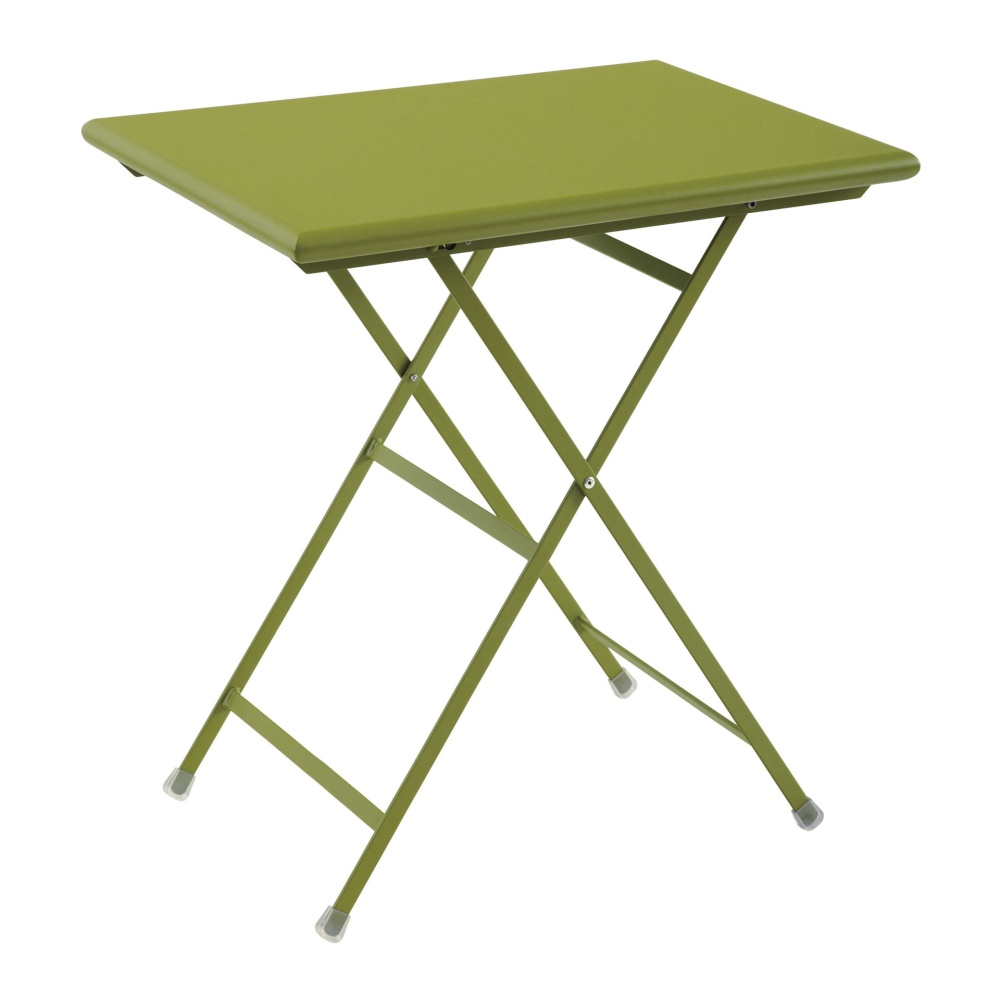 Steel folding table 70x50 with a rectangular top Arc en Ciel 334