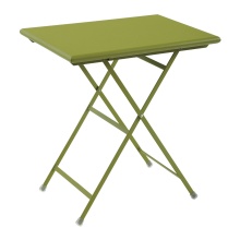 Steel folding table 70x50 with a rectangular top Arc en Ciel 334