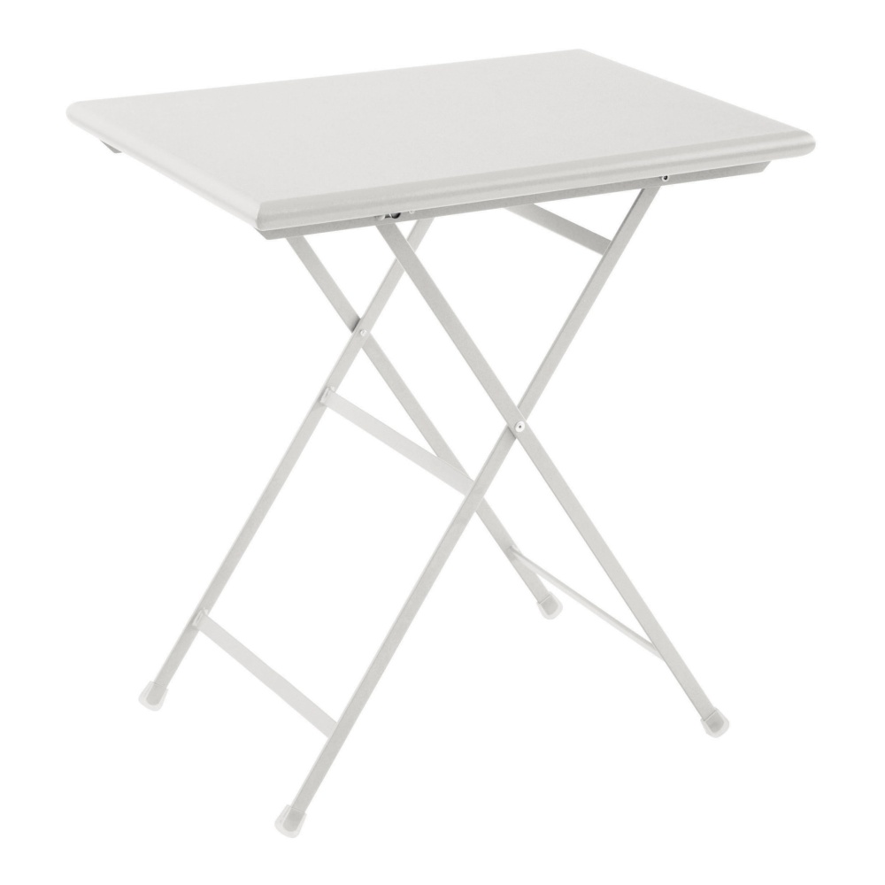 Steel folding table 70x50 with a rectangular top Arc en Ciel 334