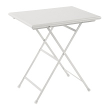 Steel folding table 70x50 with a rectangular top Arc en Ciel 334