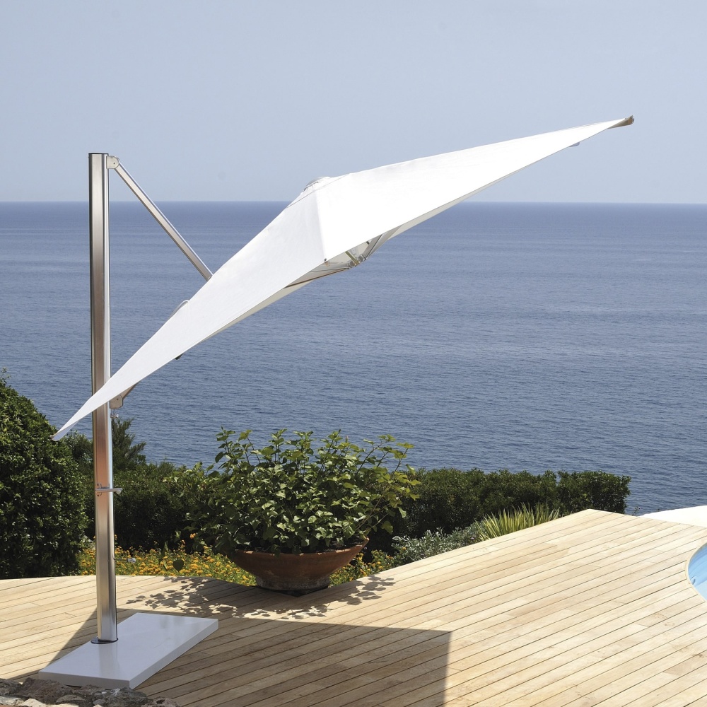 Aluminium patio umbrella with polyester cover Navona 981