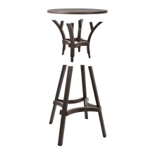 Table haute en plastique Ø60 Combo 60 High