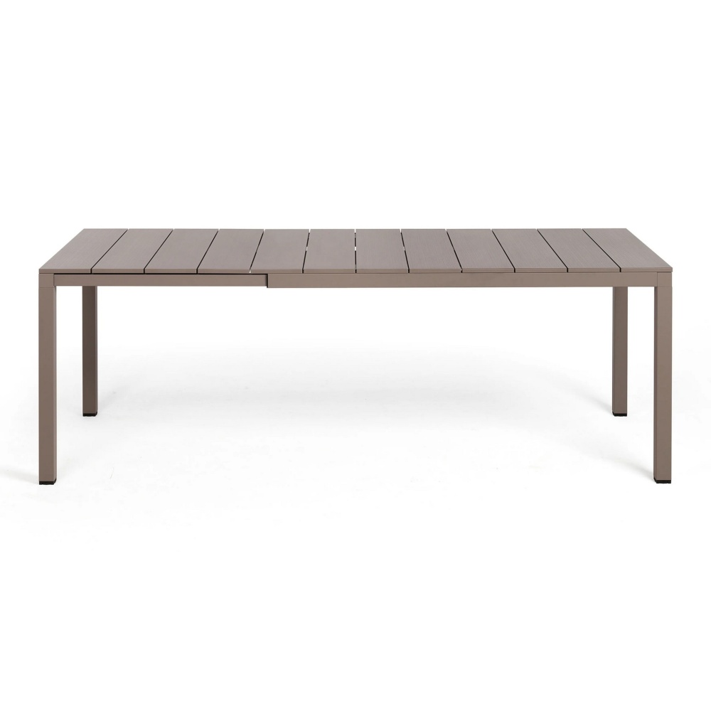 Table rectangulaire extensible 140/210×85 Rio Alu 140