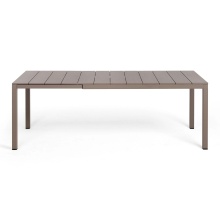 Table rectangulaire extensible 140/210×85 Rio Alu 140