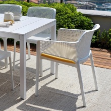 Table rectangulaire extensible 140/210×85 Rio Alu 140