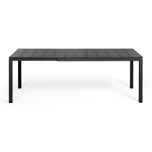 Table rectangulaire extensible 140/210×85 Rio Alu 140