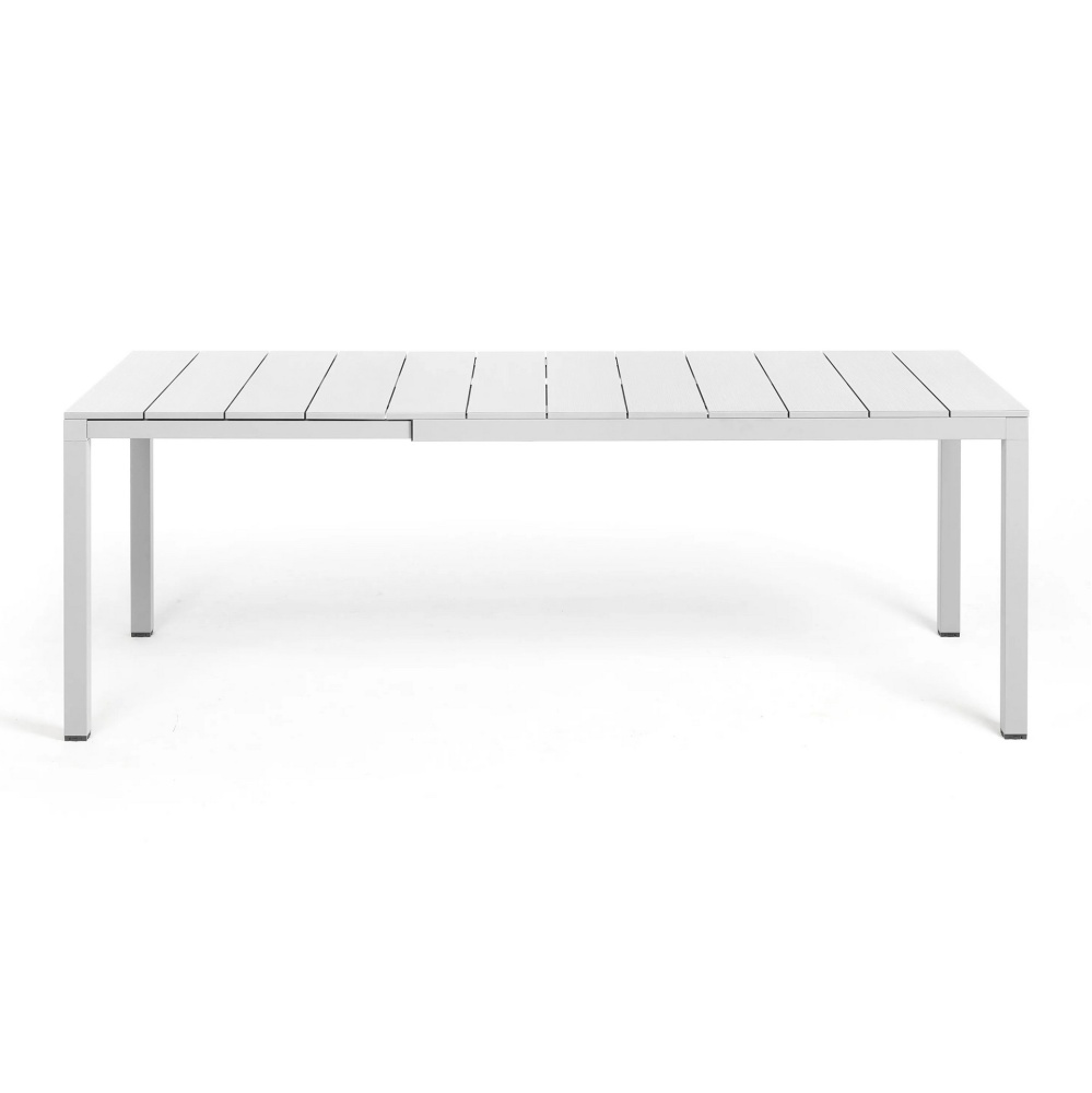 Table rectangulaire extensible 140/210×85 Rio Alu 140