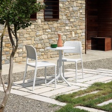 Stackable chair made of fiberglass polypropylene A-Bora