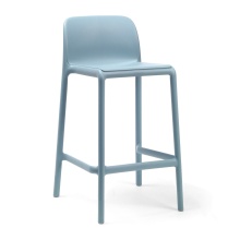 Stackable outdoor fiberglass polypropylene resin bar stool H-Faro Mini