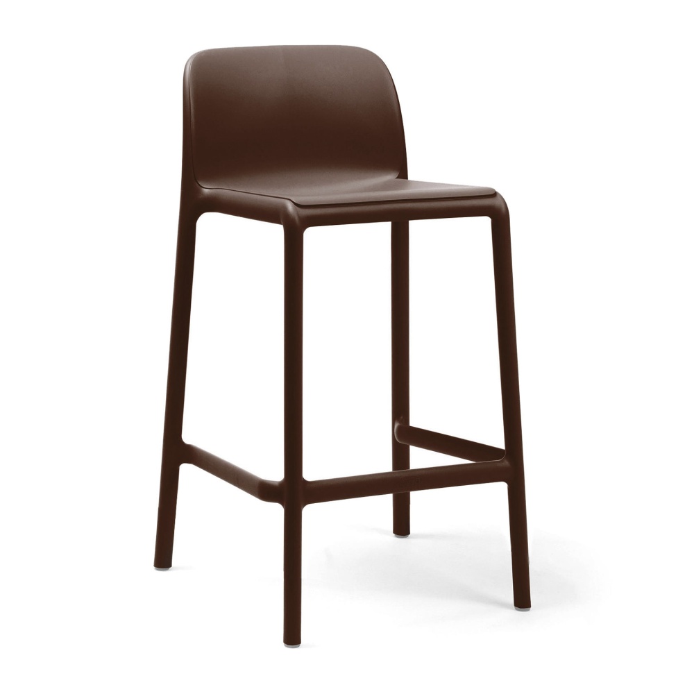 Stackable outdoor fiberglass polypropylene resin bar stool H-Faro Mini